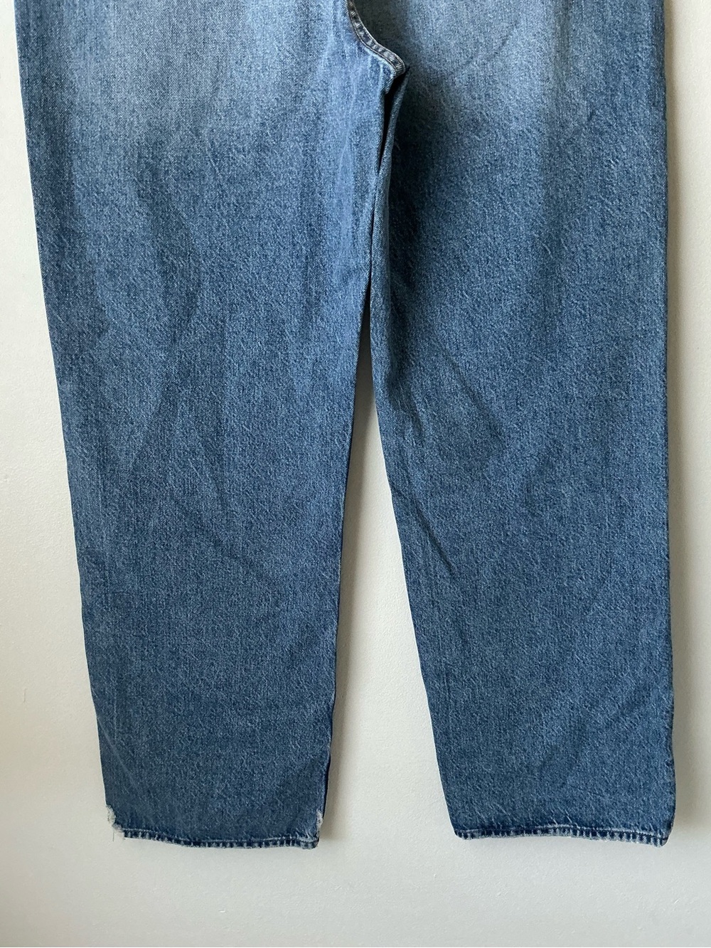 NWT MOTHER SUPERIOR Jeans High Waisted Tunnel Vision Sneak Blue Size 33 - Picture 6 of 15